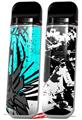 Skin Decal Wrap 2 Pack for Smok Novo v1 Baja 0040 Neon Teal VAPE NOT INCLUDED