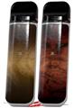 Skin Decal Wrap 2 Pack for Smok Novo v1 Exotic Wood White Oak Burl Burst Dark Mocha VAPE NOT INCLUDED