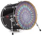 Vinyl Decal Skin Wrap for 22" Bass Kick Drum Head Tie Dye Swirl 103 - DRUM HEAD NOT INCLUDED