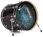 Vinyl Decal Skin Wrap for 22" Bass Kick Drum Head Aquatic 2 - DRUM HEAD NOT INCLUDED