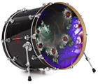 Vinyl Decal Skin Wrap for 22" Bass Kick Drum Head Foamy - DRUM HEAD NOT INCLUDED