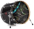 Vinyl Decal Skin Wrap for 22" Bass Kick Drum Head Tartan - DRUM HEAD NOT INCLUDED