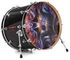 Vinyl Decal Skin Wrap for 22" Bass Kick Drum Head Hyper Warp - DRUM HEAD NOT INCLUDED