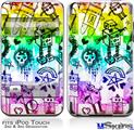 iPod Touch 2G & 3G Skin - Scene Kid Sketches Rainbow