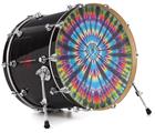 Vinyl Decal Skin Wrap for 20" Bass Kick Drum Head Tie Dye Swirl 101 - DRUM HEAD NOT INCLUDED