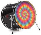 Vinyl Decal Skin Wrap for 20" Bass Kick Drum Head Tie Dye Swirl 102 - DRUM HEAD NOT INCLUDED