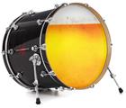 Vinyl Decal Skin Wrap for 20" Bass Kick Drum Head Beer - DRUM HEAD NOT INCLUDED