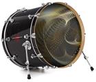 Vinyl Decal Skin Wrap for 20" Bass Kick Drum Head Backwards - DRUM HEAD NOT INCLUDED