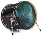 Vinyl Decal Skin Wrap for 20" Bass Kick Drum Head Aquatic - DRUM HEAD NOT INCLUDED