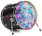 Vinyl Decal Skin Wrap for 20" Bass Kick Drum Head Graffiti Splatter - DRUM HEAD NOT INCLUDED