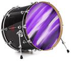 Vinyl Decal Skin Wrap for 20" Bass Kick Drum Head Paint Blend Purple - DRUM HEAD NOT INCLUDED