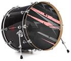 Vinyl Decal Skin Wrap for 20" Bass Kick Drum Head Baja 0014 Pink - DRUM HEAD NOT INCLUDED