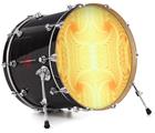 Vinyl Decal Skin Wrap for 20" Bass Kick Drum Head Corona Burst - DRUM HEAD NOT INCLUDED