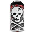 WraptorSkinz Skin Decal Wrap compatible with Yeti 16oz Tall Colster Can Cooler Insulator Skull Splatter (COOLER NOT INCLUDED)
