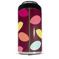 WraptorSkinz Skin Decal Wrap compatible with Yeti 16oz Tall Colster Can Cooler Insulator Plain Leaves On Burgundy (COOLER NOT INCLUDED)