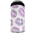 WraptorSkinz Skin Decal Wrap compatible with Yeti 16oz Tall Colster Can Cooler Insulator Purple Lips (COOLER NOT INCLUDED)