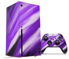 WraptorSkinz Skin Wrap compatible with the 2020 XBOX Series X Console and Controller Paint Blend Purple (XBOX NOT INCLUDED)