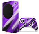 WraptorSkinz Skin Wrap compatible with the 2020 XBOX Series S Console and Controller Paint Blend Purple (XBOX NOT INCLUDED)