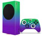 WraptorSkinz Skin Wrap compatible with the 2020 XBOX Series S Console and Controller Faded Dots Purple Green (XBOX NOT INCLUDED)