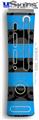 XBOX 360 Faceplate Skin - Skull Stripes Blue