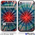 iPhone 3GS Skin - Tie Dye Bulls Eye 100