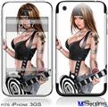 iPhone 3GS Skin - AXe Pin Up Girl