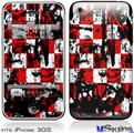 iPhone 3GS Skin - Checker Graffiti