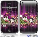 iPhone 3GS Skin - Grungy Flower Bouquet