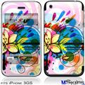 iPhone 3GS Skin - Floral Splash