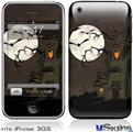 iPhone 3GS Skin - Halloween Haunted House