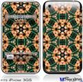 iPhone 3GS Skin - Floral Pattern Orange