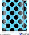 Sony PS3 Skin - Kearas Polka Dots Black And Blue