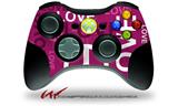 XBOX 360 Wireless Controller Decal Style Skin - Love and Peace Hot Pink (CONTROLLER NOT INCLUDED)