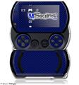 Carbon Fiber Blue - Decal Style Skins (fits Sony PSPgo)