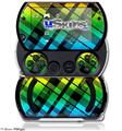 Rainbow Plaid - Decal Style Skins (fits Sony PSPgo)