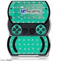 Paper Planes Turquoise - Decal Style Skins (fits Sony PSPgo)