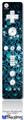 Wii Remote Controller Face ONLY Skin - Blue Flower Bomb Starry Night