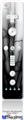 Wii Remote Controller Face ONLY Skin - Lightning Black