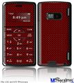 LG enV2 Skin - Carbon Fiber Red