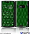 LG enV2 Skin - Carbon Fiber Green