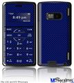 LG enV2 Skin - Carbon Fiber Blue