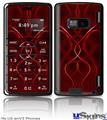 LG enV2 Skin - Abstract 01 Red