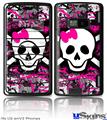 LG enV2 Skin - Splatter Girly Skull