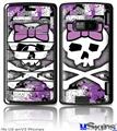 LG enV2 Skin - Princess Skull Purple