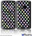 LG enV2 Skin - Pastel Hearts on Black