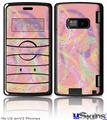 LG enV2 Skin - Neon Swoosh on Pink