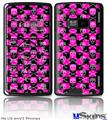 LG enV2 Skin - Skull Crossbones Checkerboard