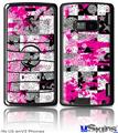 LG enV2 Skin - Checker Skull Splatter