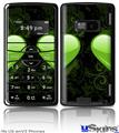 LG enV2 Skin - Glass Heart Grunge Green