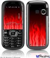 LG Rumor 2 Skin - Fire Flames Red